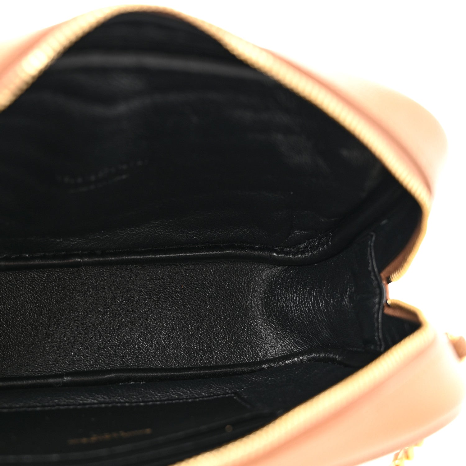 Saint Laurent Grain De Poudre Matelasse Monogram Mini Lou Camera Bag Dark Natural 5 of 12