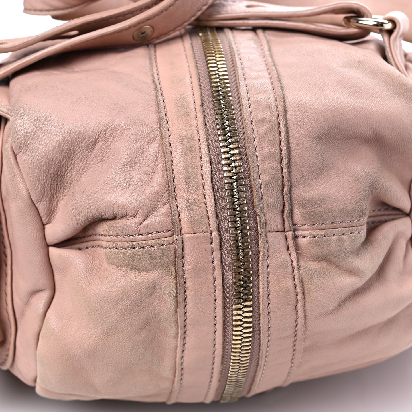 Lambskin Mini Marti Backpack Pink Gold Hardware