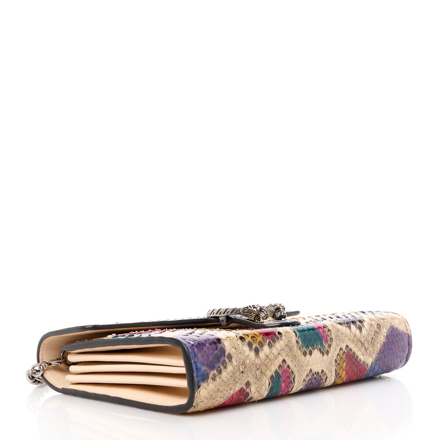 Gucci Snakeskin Mini Dionysus Chain Wallet Multicolor 4 of 13