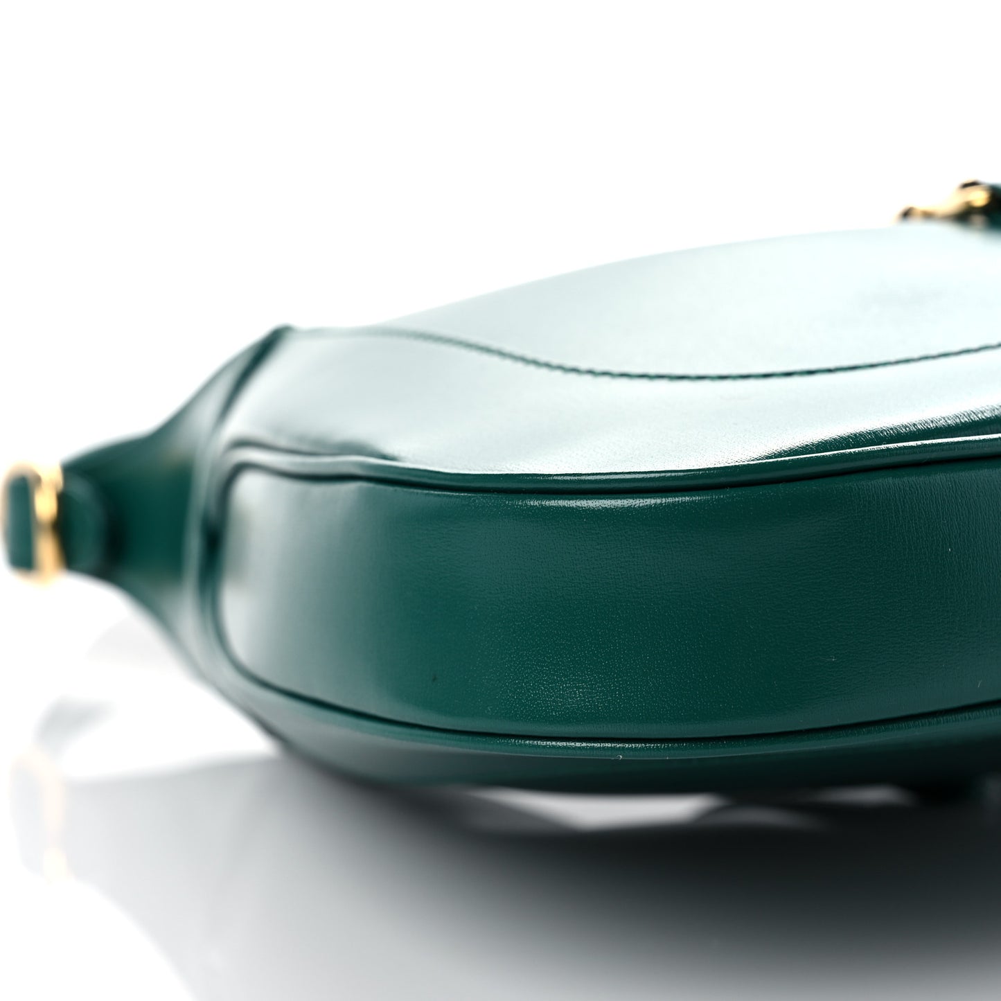 Boarded Dyana Lux Calfskin Small Jackie 1961 Hobo Emerald