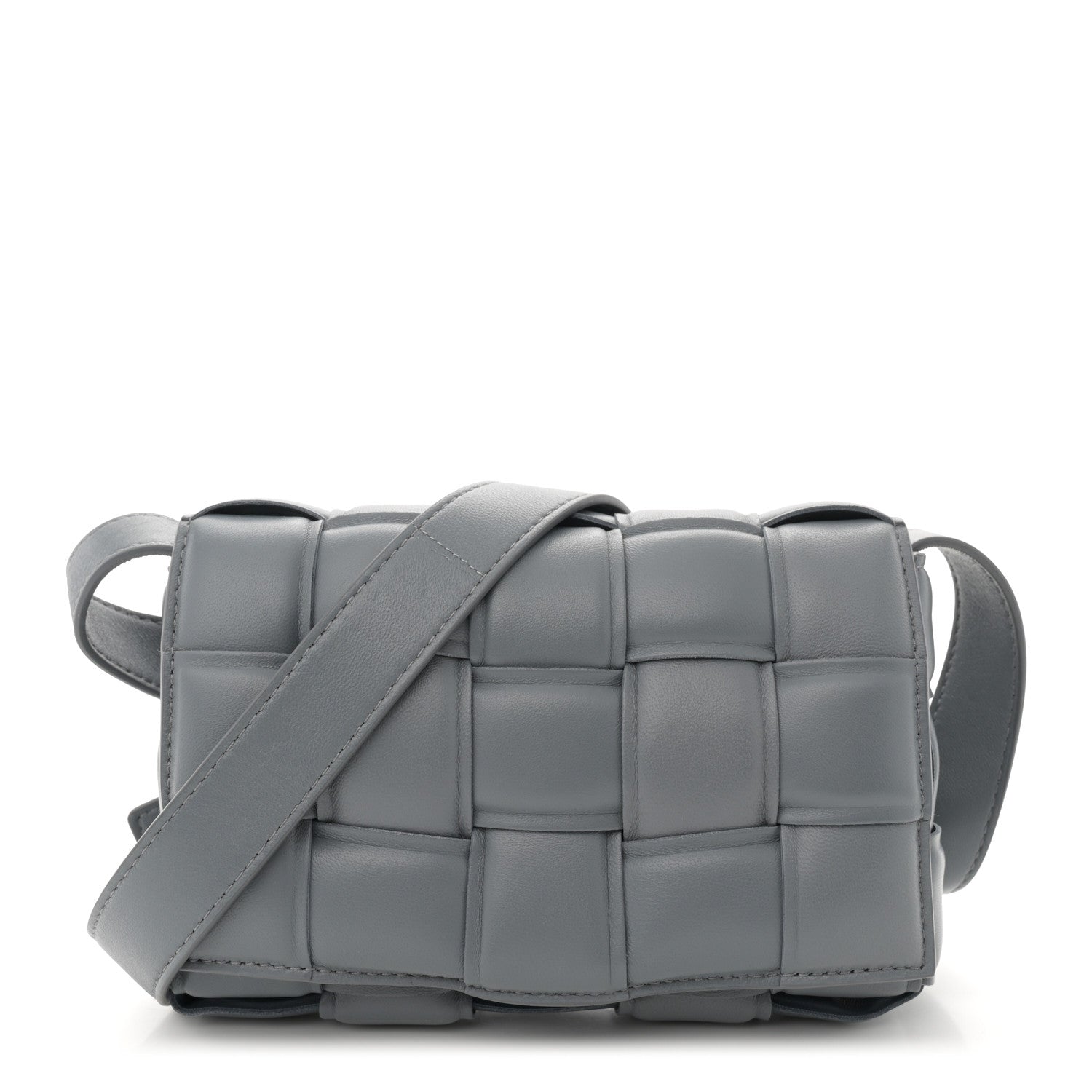 Bottega Veneta Nappa Maxi Intreccio Small Padded Cassette Crossbody Thunder 1 of 10