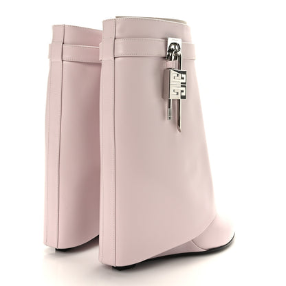 Givenchy Calfskin Shark Lock Ankle Boots 41 Light Pink 4 of 7