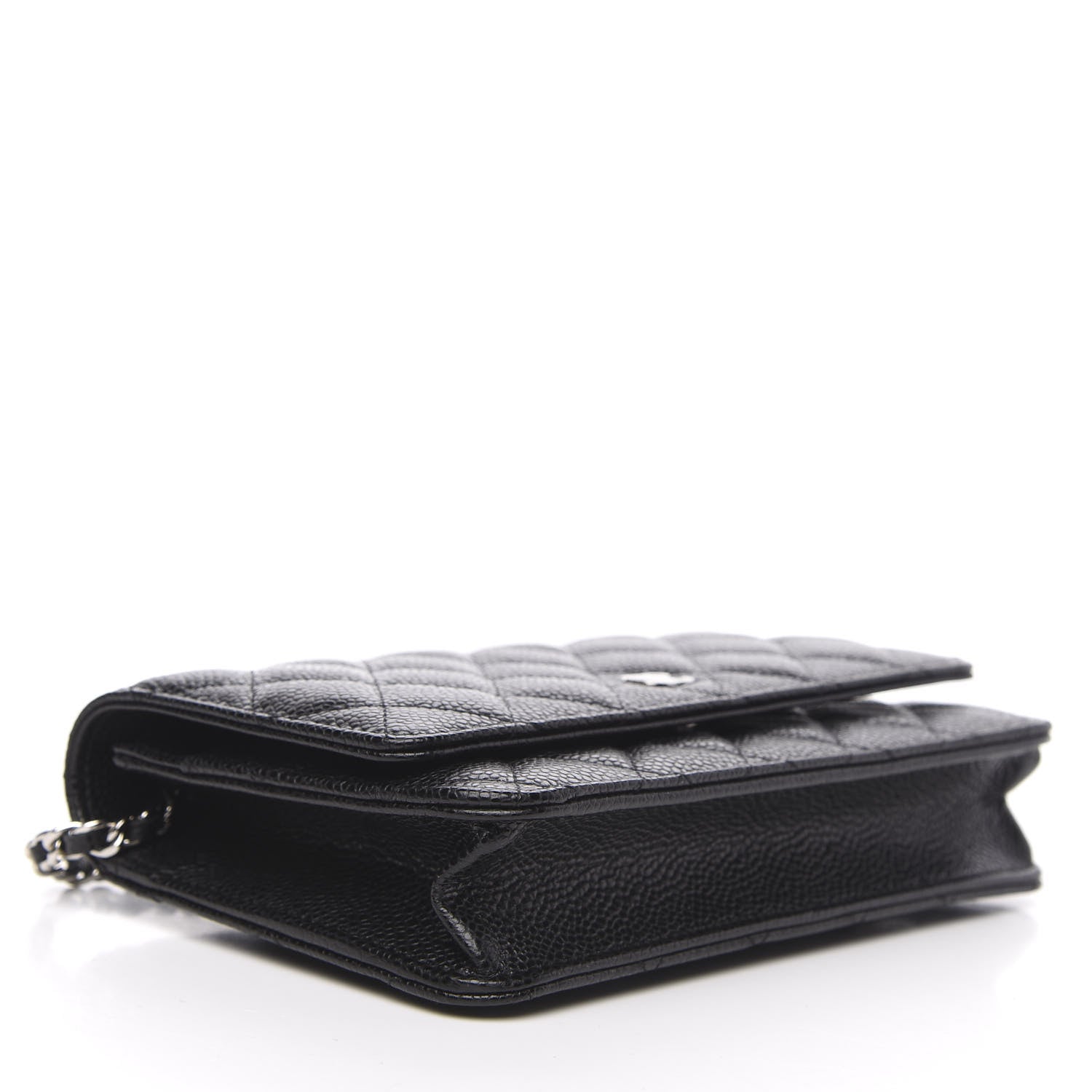 Chanel Caviar Quilted Wallet On Chain WOC Black 4 of 11