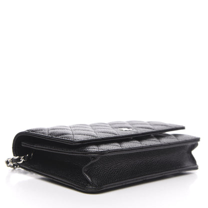 Chanel Caviar Quilted Wallet On Chain WOC Black 4 of 11