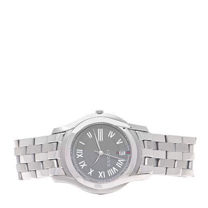 Gucci Stainless Steel 35mm 5500M Quartz Watch Grey 2 of 4