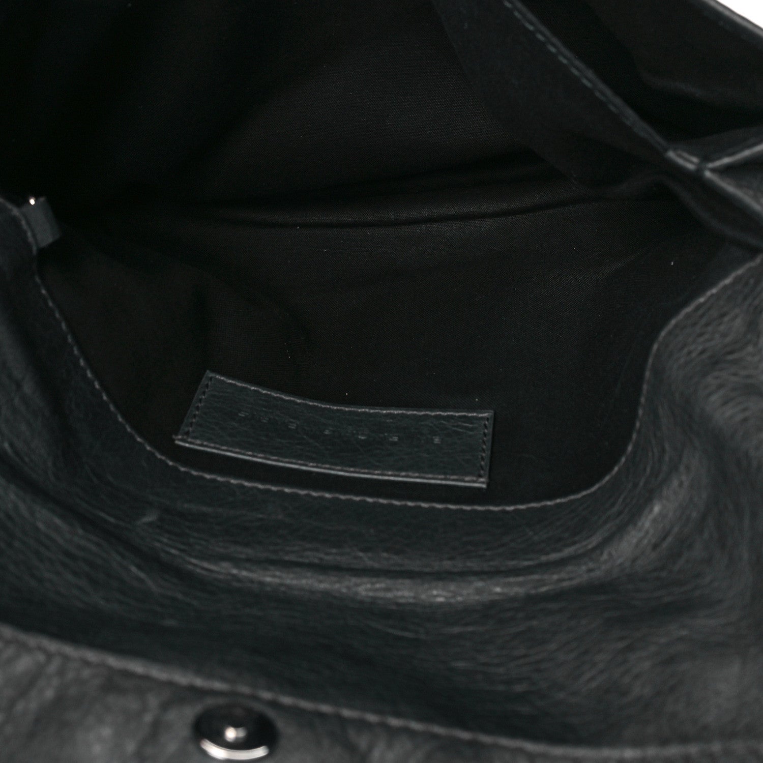Balenciaga Agneau Giant Brogues Hardware Envelope Clutch Anthracite 5 of 9