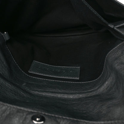 Balenciaga Agneau Giant Brogues Hardware Envelope Clutch Anthracite 5 of 9