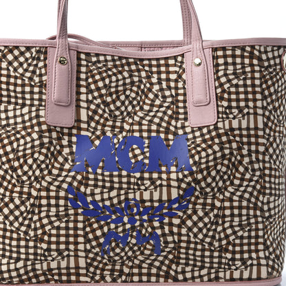MCM Visetos Medium Liz Reversible Shopper Tote Soft Pink 14 of 14