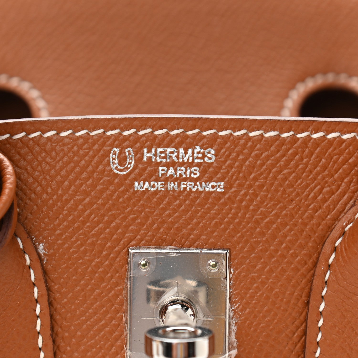Hermes Epsom Horseshoe Birkin 25 Gold 6 of 14