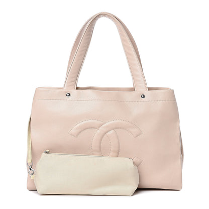 Chanel Caviar CC Tote Beige 3 of 14
