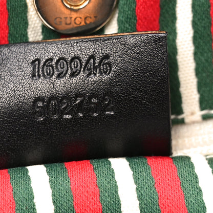 Gucci Monogram Medium New Britt Tote Black 7 of 10