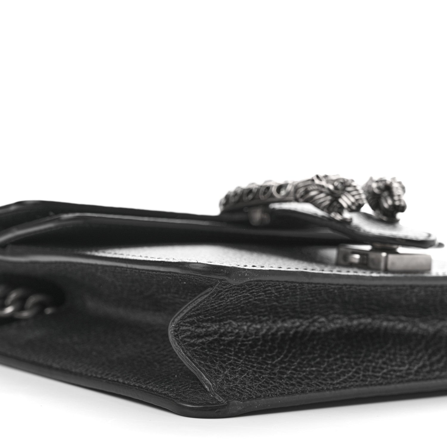 Gucci Calfskin Mini Dionysus Shoulder Bag Black 10 of 12