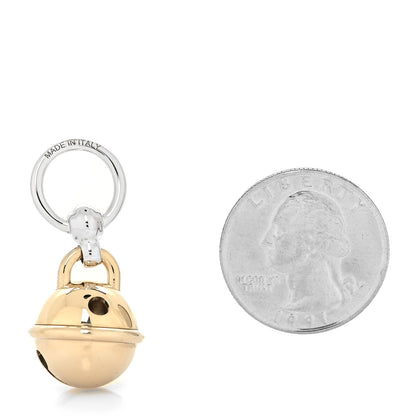 Hermes Palladium Permabrass Charms Grelot Twilly Ring 2 of 4