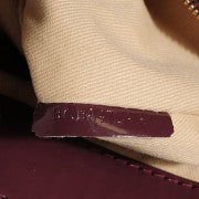 Valentino Garavani Patent Lacca Large Nuage Bow Hobo Purple 7 of 20