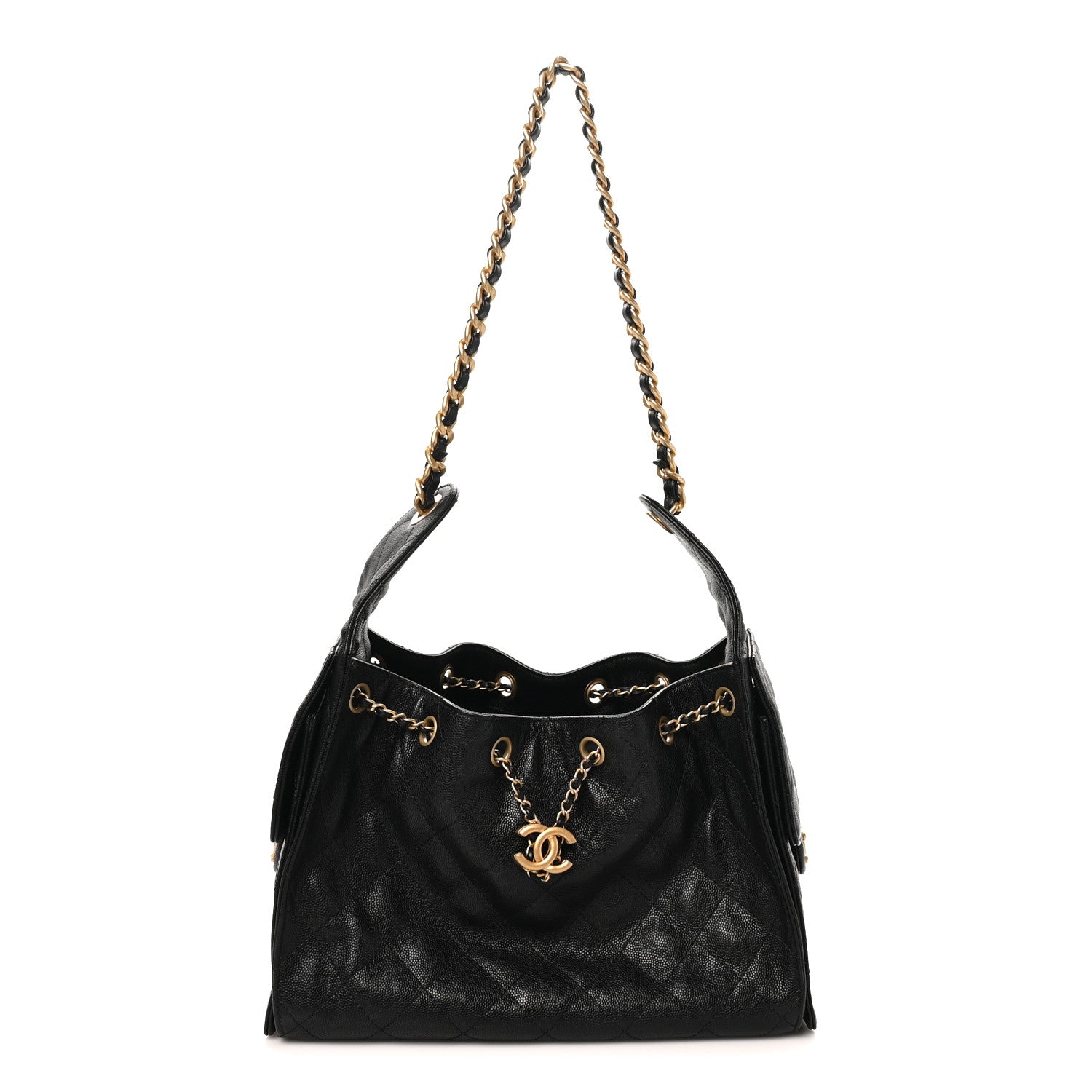 Chanel Caviar Quilted Small Chanel 25 Handbag Black 1 of 11