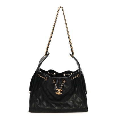 Chanel Caviar Quilted Small Chanel 25 Handbag Black 1 of 11