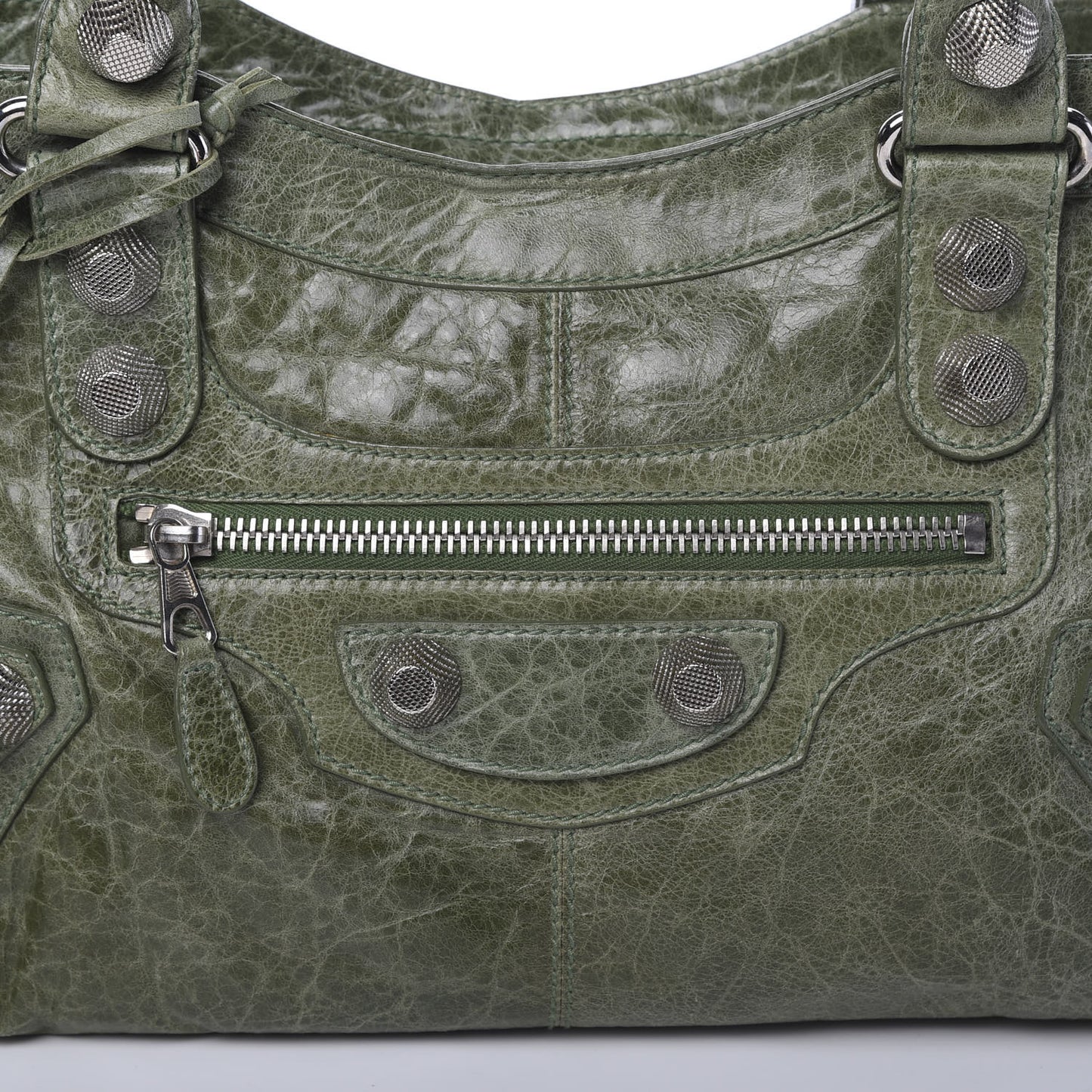 Agneau Giant 21 Silver Hardware Part Time Vert Militaire
