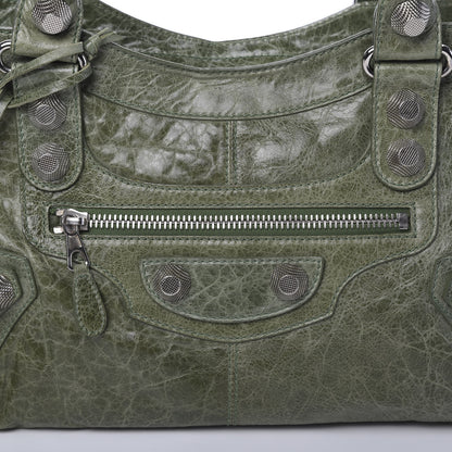 Balenciaga Agneau Giant 21 Silver Hardware Part Time Vert Militaire 9 of 9
