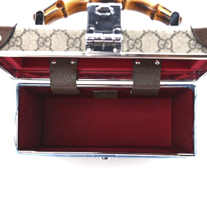 Gucci GG Supreme Monogram Globe-Trotter Beauty Case Brown 5 of 11