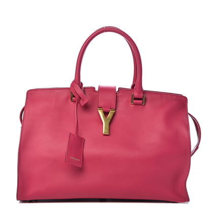 Saint Laurent Calfskin Medium Classic Y Cabas Fuchsia 1 of 10