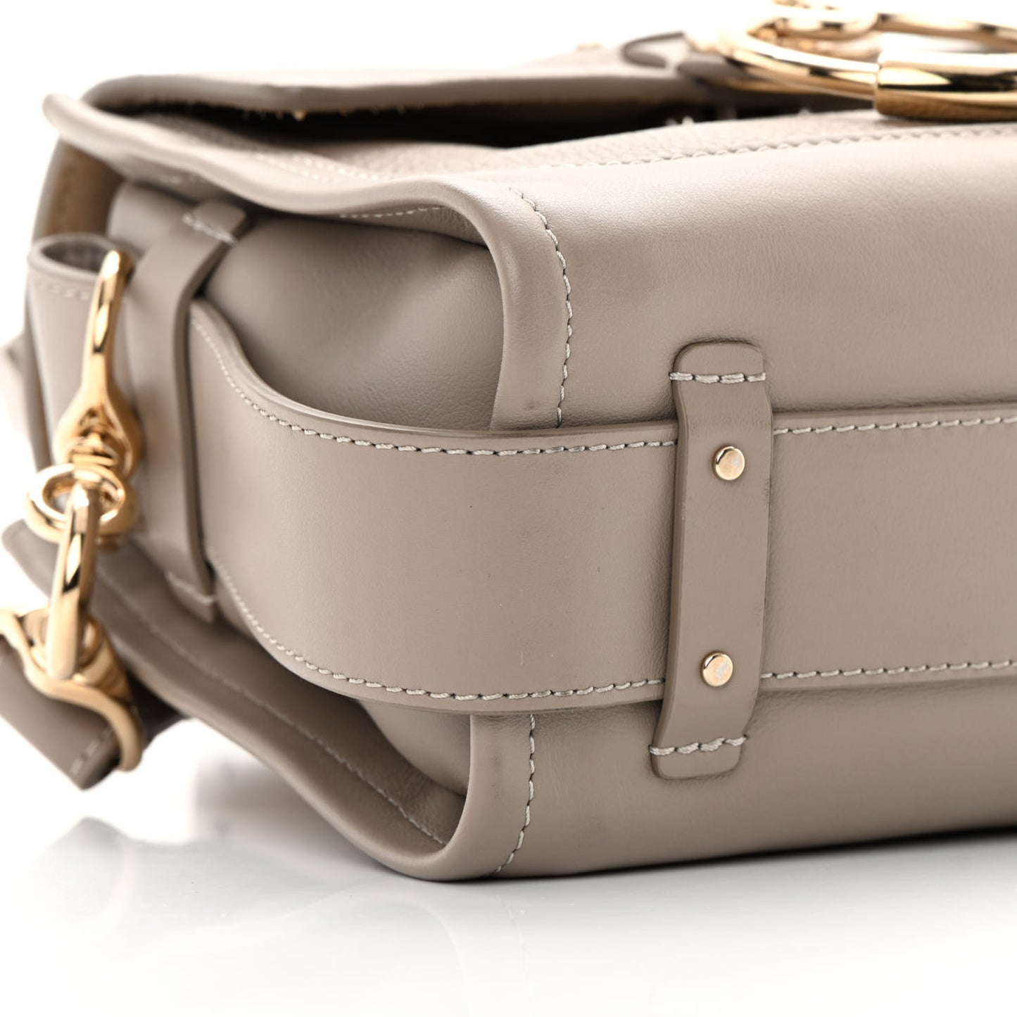 Calfskin Mini Tess Day Bag Motty Grey