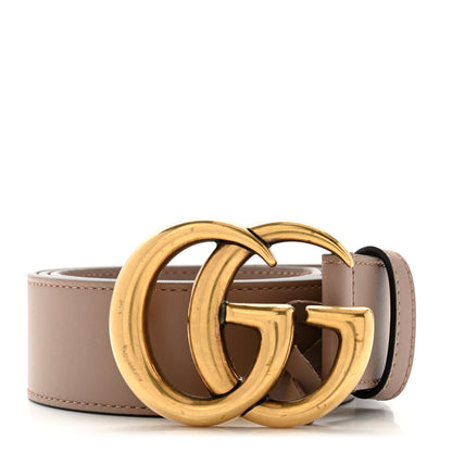 Gucci Calfskin Double G 40mm Belt 90 36 Porcelain Rose 1 of 6
