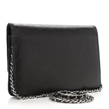 Chanel Goatskin Wallet on Chain WOC Black 2 of 12