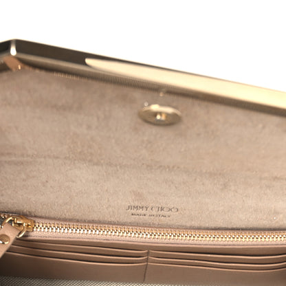 Jimmy Choo Dusty Glitter Emmie Clutch Platinum Ice 5 of 11