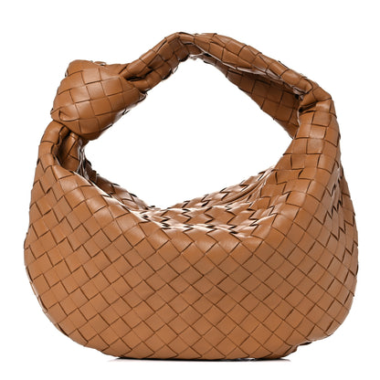 Bottega Veneta Nappa Intrecciato Teen Jodie Hobo Caramel 1 of 8
