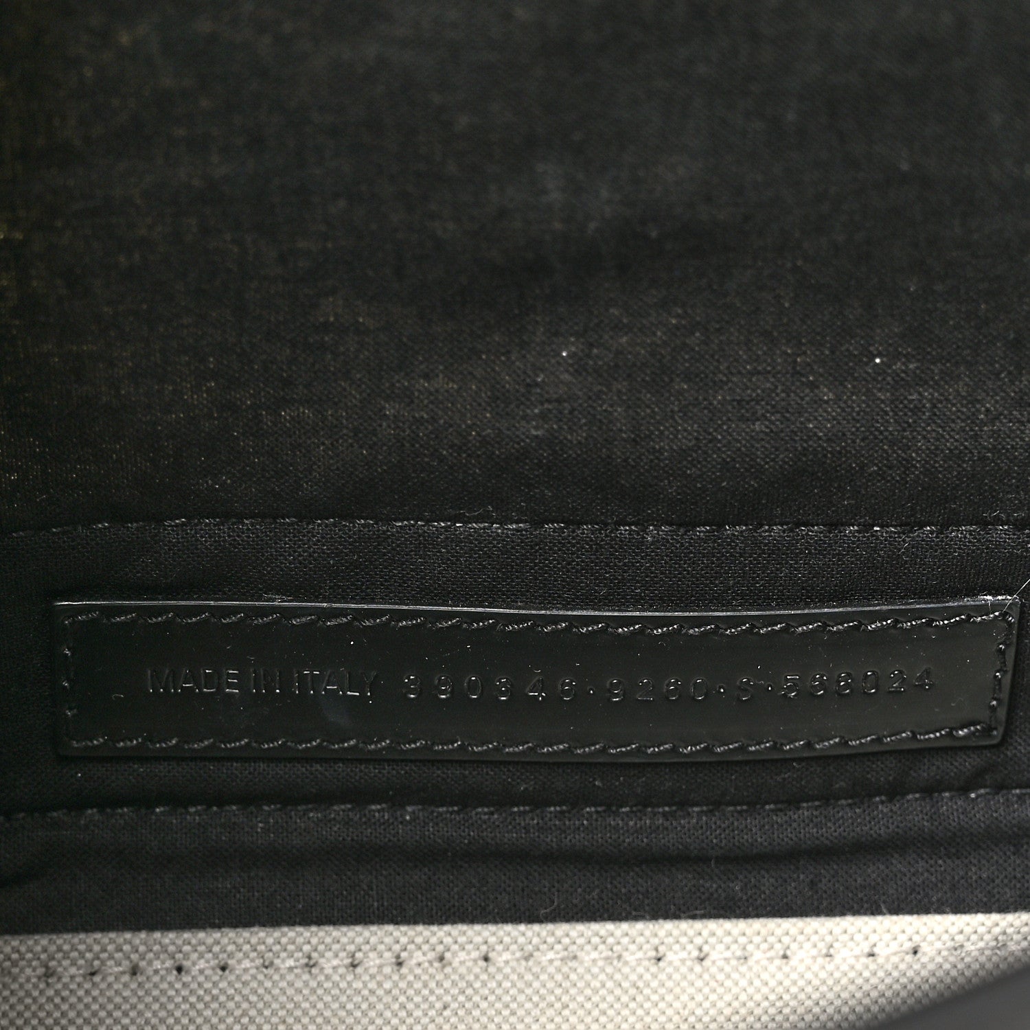 Balenciaga Cotton Canvas Satin Calfskin XS  White Black 8 of 12