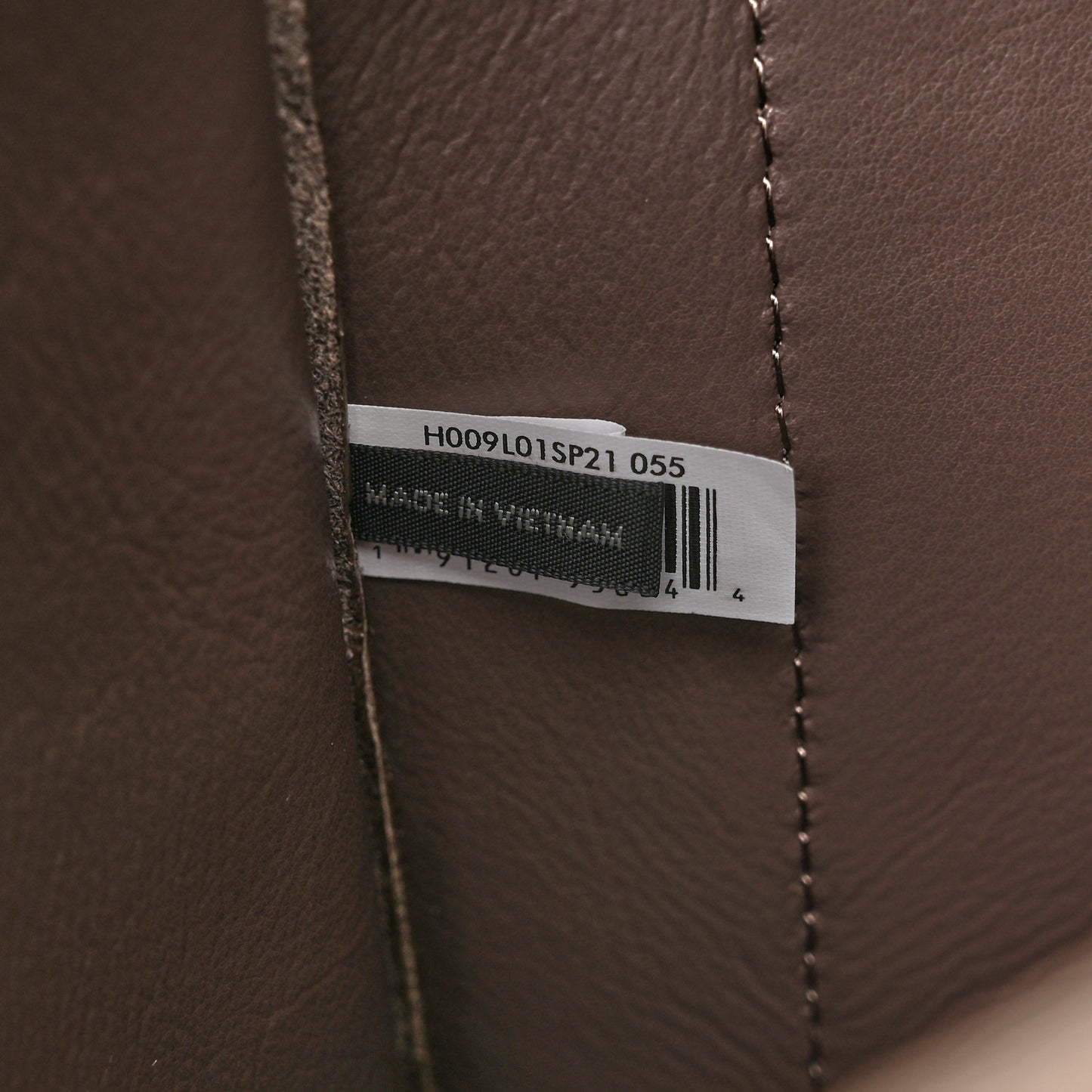 Grained Calfskin Small The Tote Bag Taupe