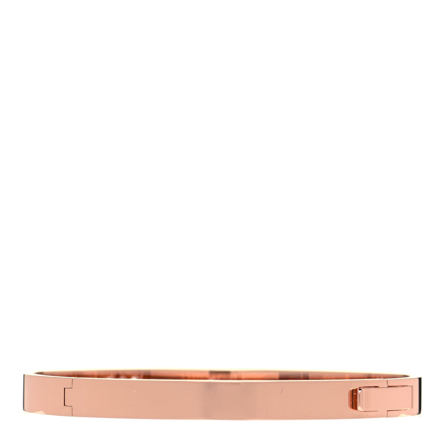 Hermes 18K Rose Gold Diamond PM H D'Ancre Bracelet SH 3 of 5