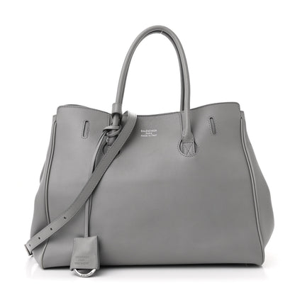Balenciaga Smooth Calfskin Small Hampton Carry All Bag Grey 1 of 10
