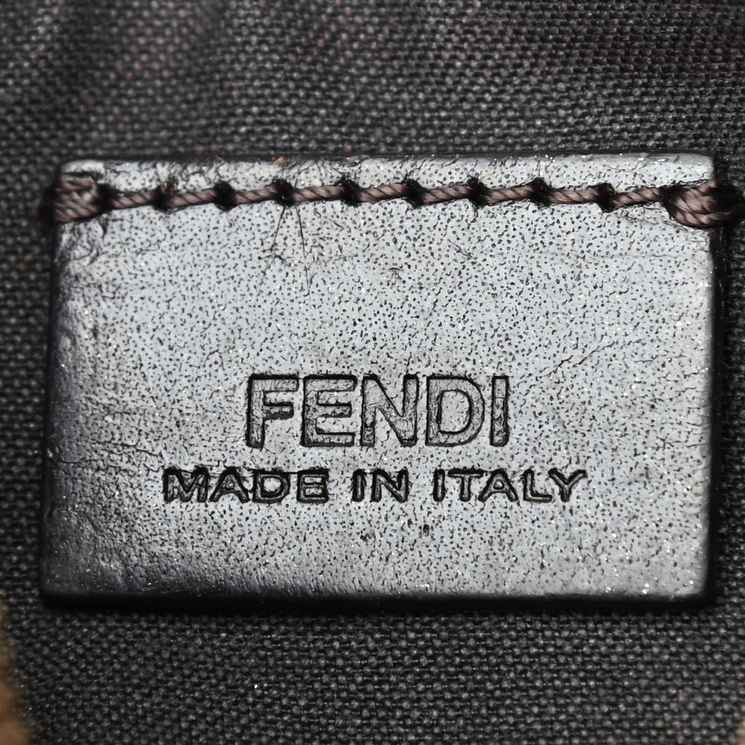Fendi Zucchino Spalmati Forever Coin Pouch Key Case Nocciola 6 of 7