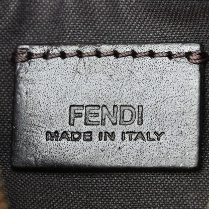 Fendi Zucchino Spalmati Forever Coin Pouch Key Case Nocciola 6 of 7