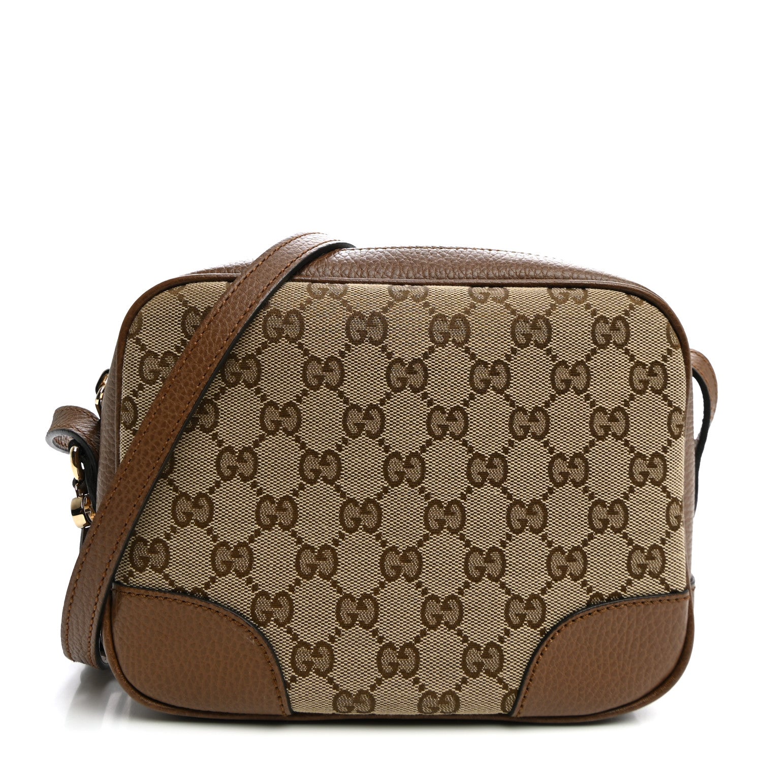 Gucci Monogram Mini Bree Messenger Bag Beige Tabacco 1 of 9