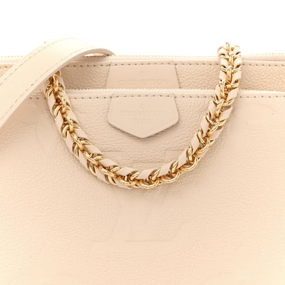 Louis Vuitton Empreinte Monogram Giant Multi Pochette Accessories Cream 8 of 12