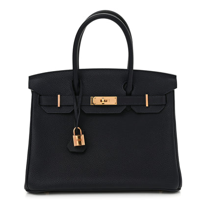 Hermes Togo Birkin 30 Bleu Nuit 1 of 13