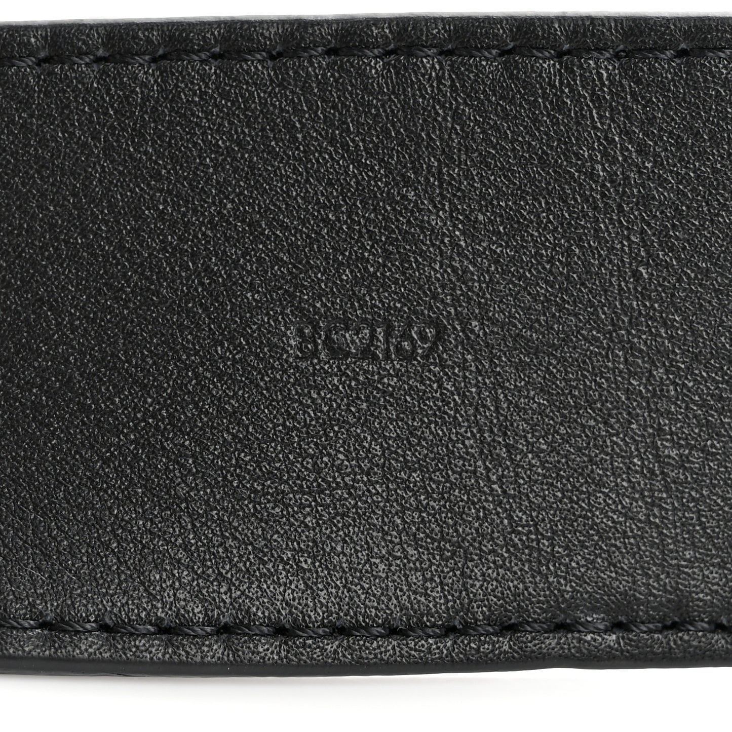 Taurillon Calfskin Prism LV Initiales Belt 95 38 Black