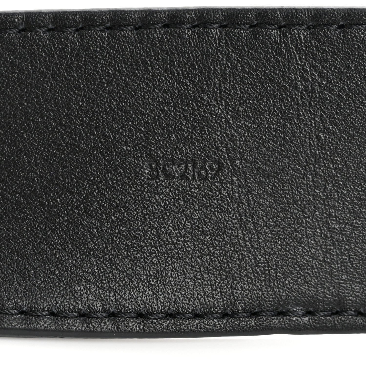 Louis Vuitton Taurillon Calfskin Prism LV Initiales Belt 95 38 Black 6 of 7