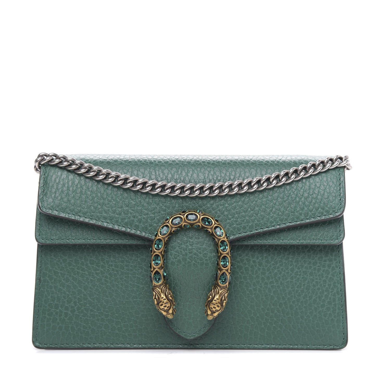 Calfskin Super Mini Dionysus Shoulder Bag Emerald