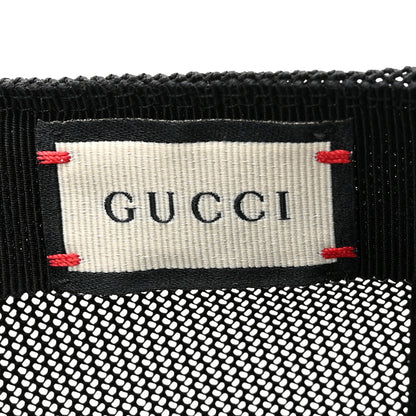 Gucci GG Supreme Monogram Kingsnake Print Baseball Hat M Black 10 of 13