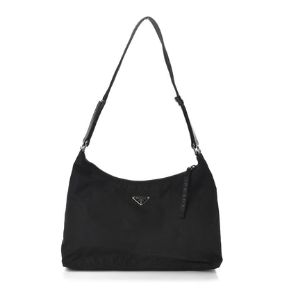 Prada Tessuto Nylon Shoulder Bag Black 1 of 10