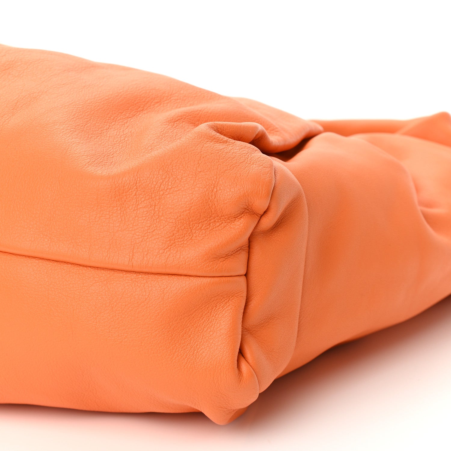 Bottega Veneta Smooth Butter Calfskin Small The Shoulder Pouch Light Orange 9 of 9