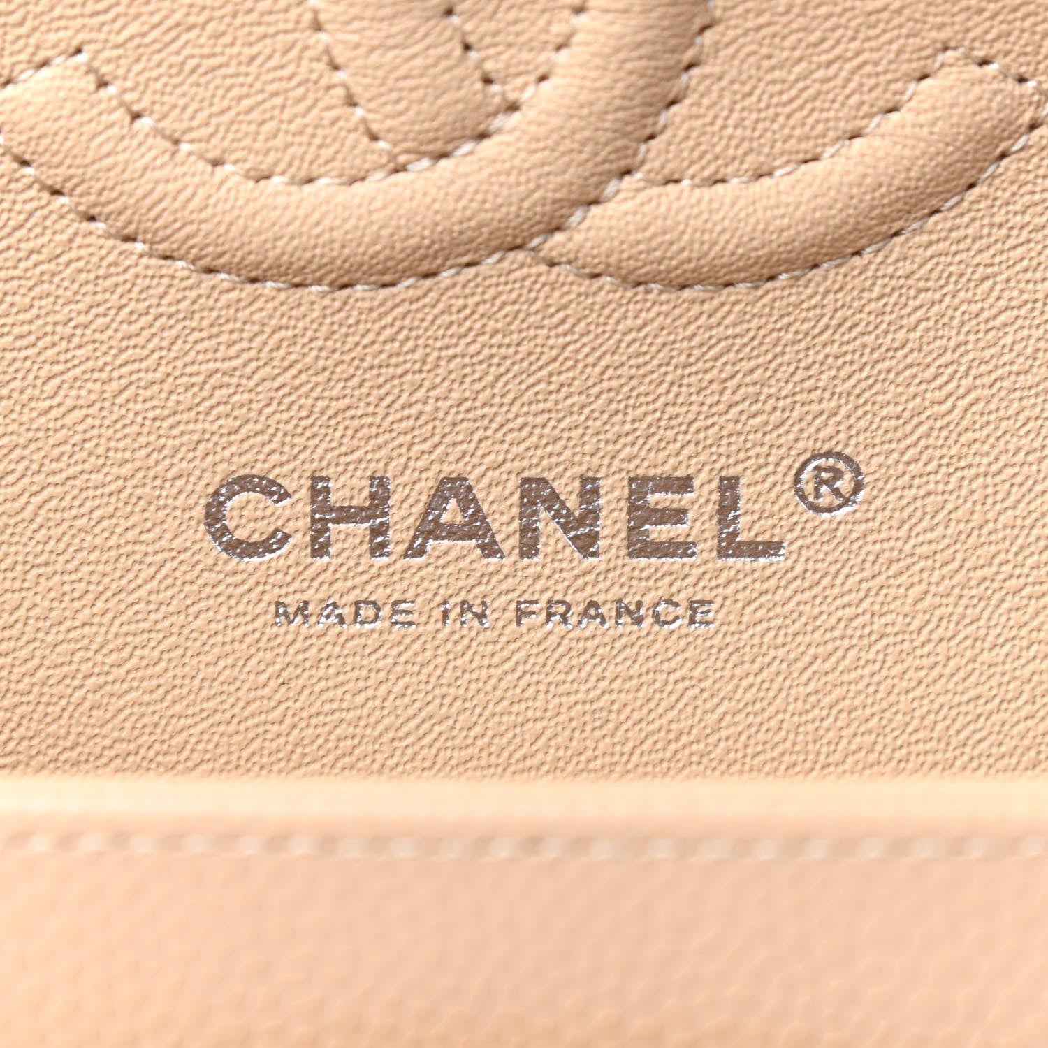 Chanel Caviar Quilted Small Double Flap Beige 6 of 9