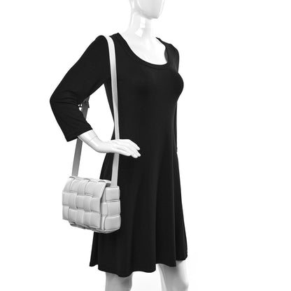 Bottega Veneta Nappa Maxi Intreccio Padded Cassette Crossbody Bag Chalk 2 of 12