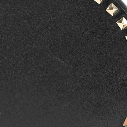 Valentino Garavani Calfskin Rockstud Round Crossbody Bag Black 10 of 10