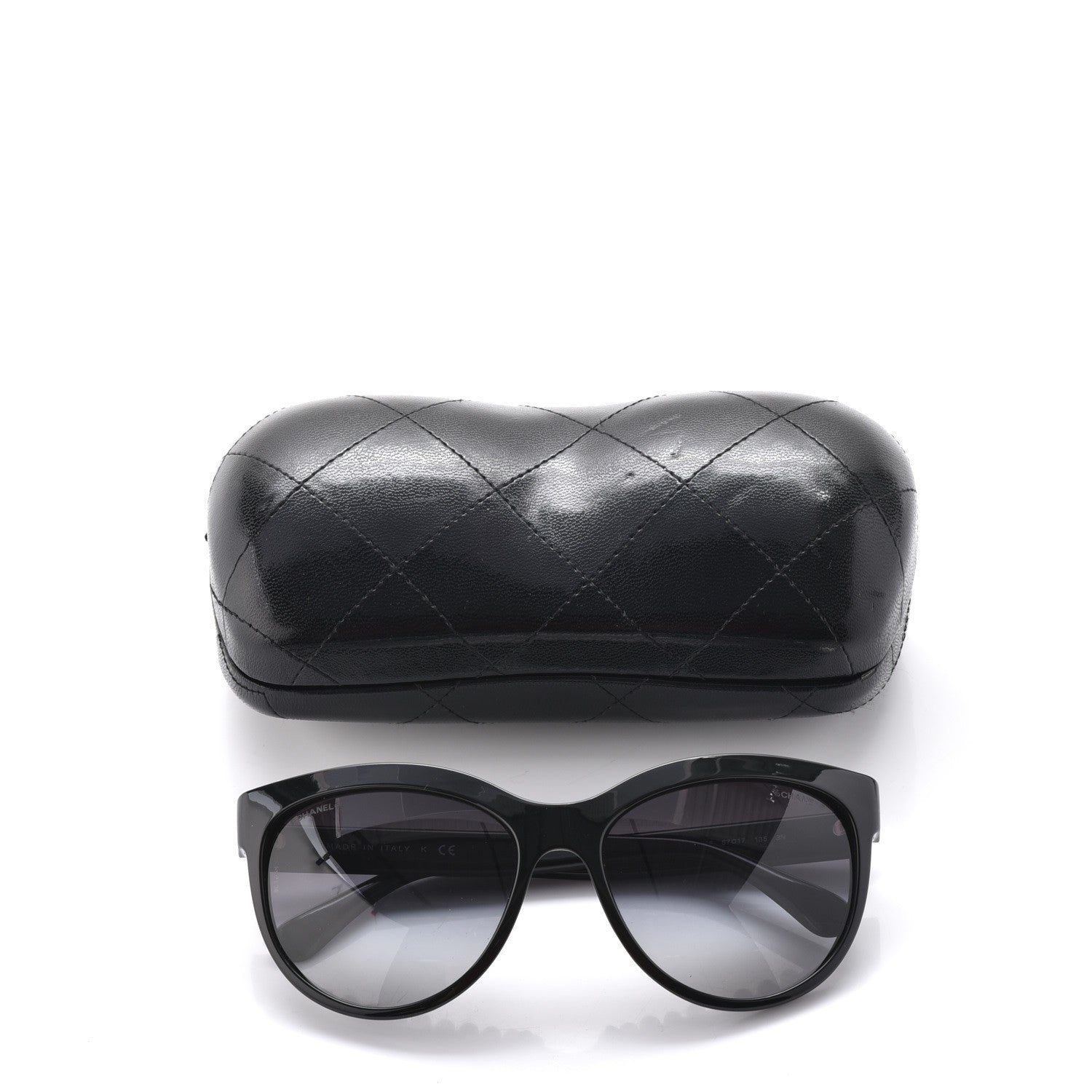 Chanel Freshwater Cultured Pearl Butterfly Sunglasses 6040-H Black 10 of 10