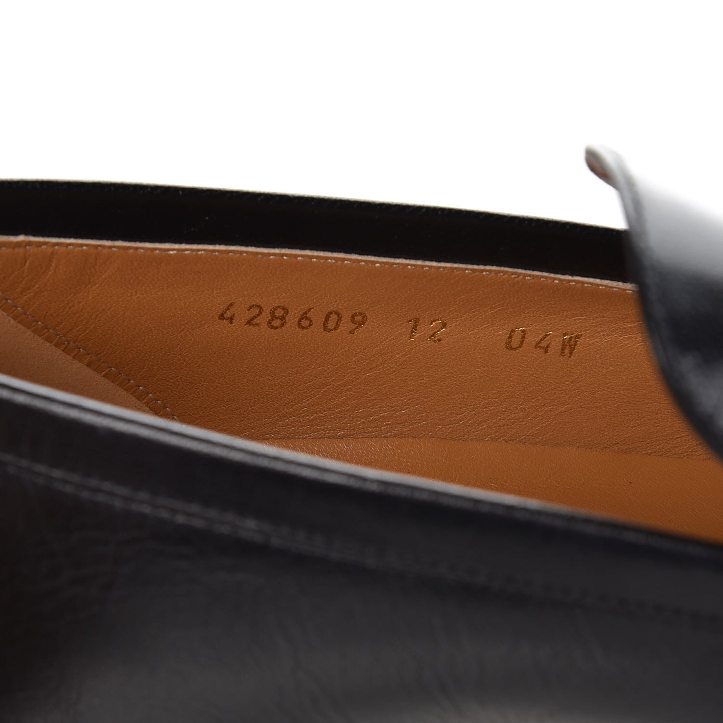 Goatskin Web Mens GG Loafers 12 Black