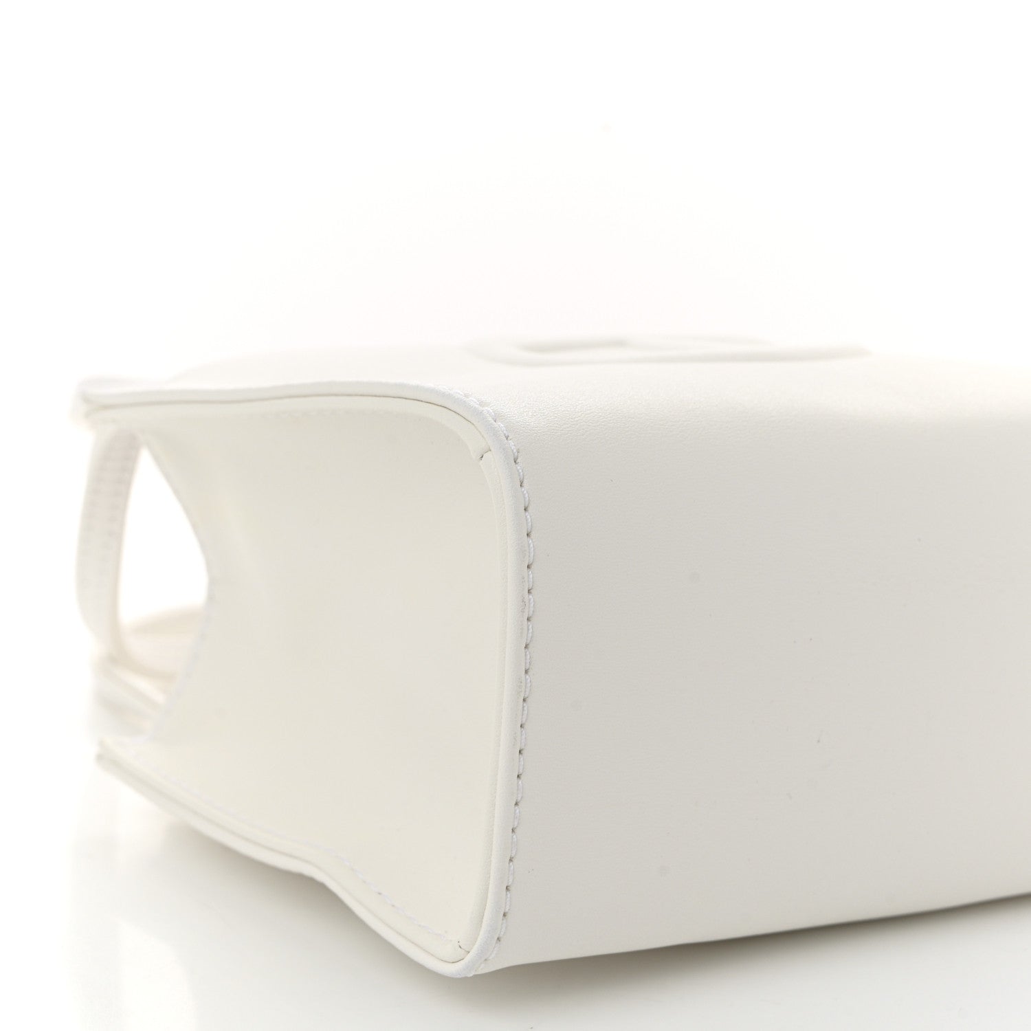 Telfar Vegan Leather Small Shopping Bag White White 9 of 10